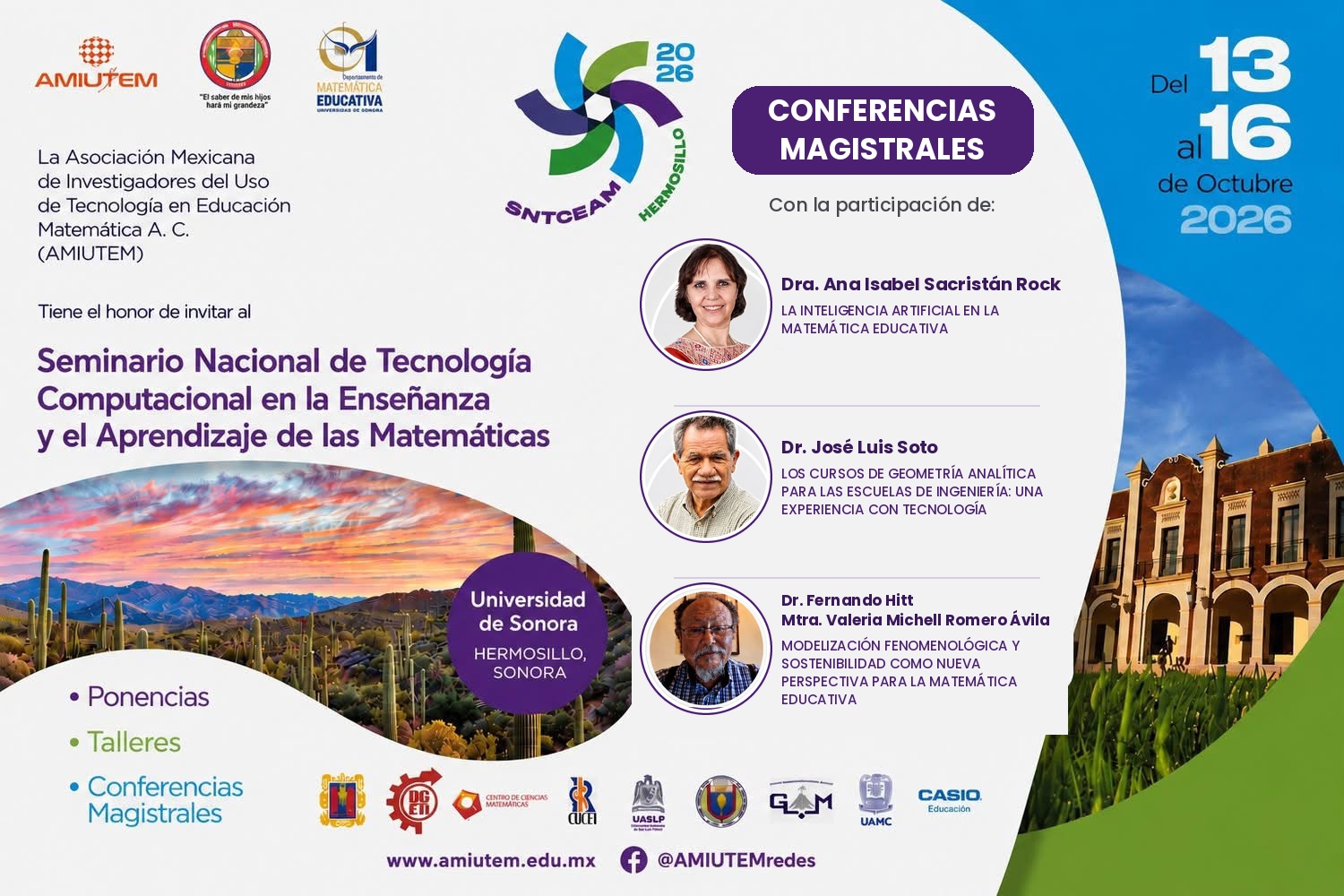 Conferencistas SNTCEAM 2026